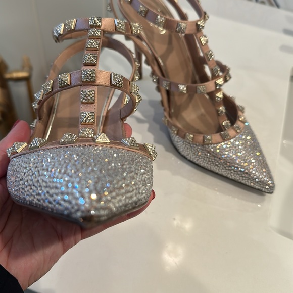 Valentino Rockstud Crystal Heels - Picture 5 of 13